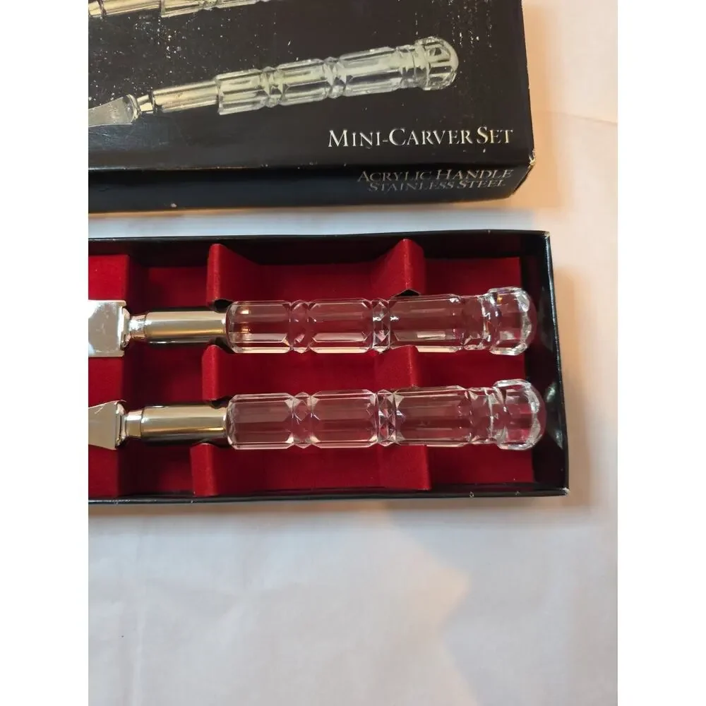 MIRAGE Mini-Carver Set - By Robinson - Knife and Fork 10